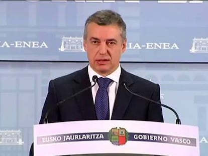 Urkullu urge a los presos a seguir el ejemplo de los etarras arrepentidos