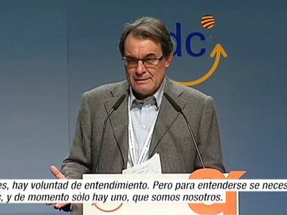 Mas niega que actúe de forma unilateral y pide diálogo a Rajoy