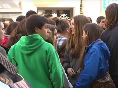 Miles de alumnos protestan contra la reforma educativa del ministro Wert