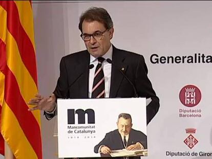Mas dice que el ‘no’ del Congreso no parará la voluntad de los catalanes