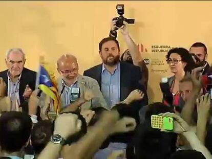 ERC gana a CiU en Cataluña