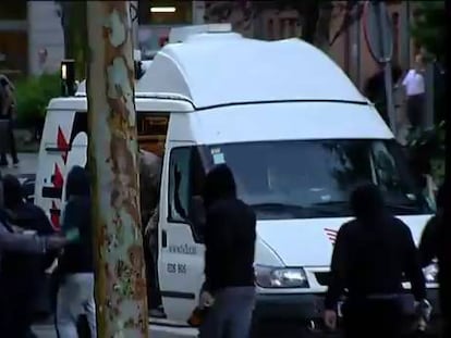 Altercados en Sants tras el desalojo del centro ‘okupado’ de Can Vies