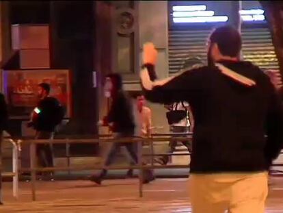 Nuevos actos de violencia en Sants en protesta por el desalojo de Can Vies