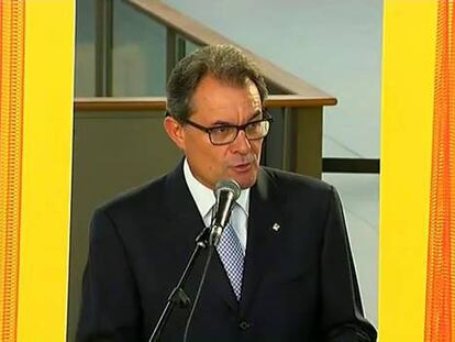 Mas: “En este momento no hablaré de otro escenario que no sea el 9N”