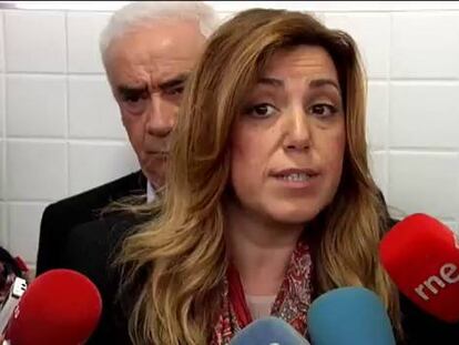 Susana Díaz: “Si no se resuelven los problemas, hablarán los andaluces”