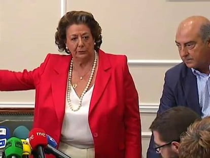 Vídeo sobre la publicación de las facturas y reacción de la entonces alcaldesa Barberá.