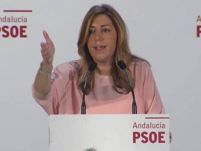 La presidenta andaluza en funciones, Susana Díaz.