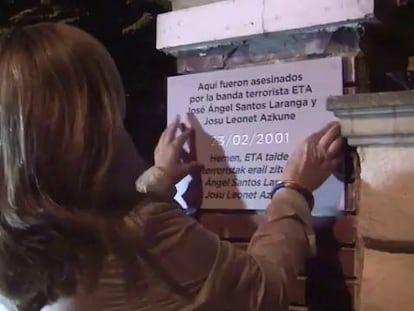 Covite pone 73 placas en homenaje de las personas asesinadas en Donostia