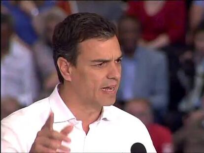 Sánchez se compromete en Cataluña a “alumbrar” la España federal