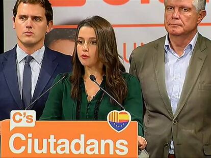 Ciutadans envía una propuesta de acuerdo a PP, PSC y Podemos