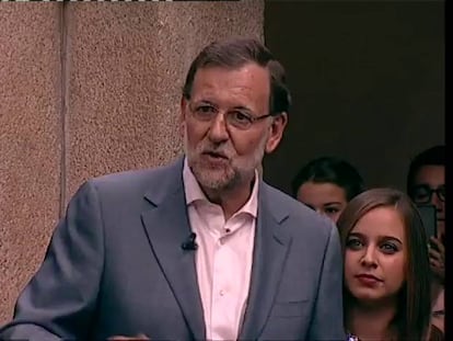 Rajoy asevera que la calificación catalana baja por “falta de confianza”