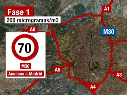 Carmena impone restricciones de tráfico y de aparcamiento en la ciudad