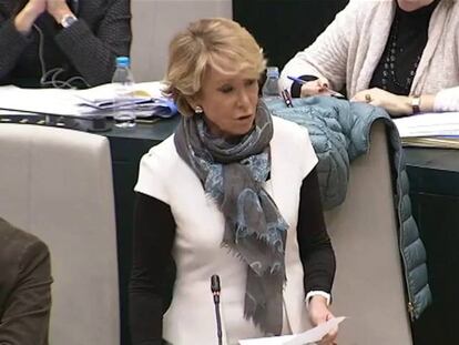 Aguirre y Carmena se cruzan reproches en el pleno municipal