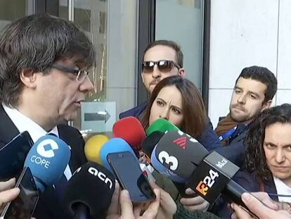 Carles Puigdemont, presidente de la Generalitat de Catalunya.