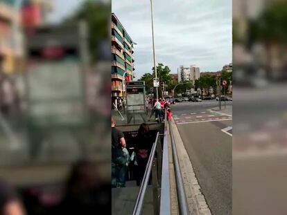 ‘Ultres’ del Sant Andreu van agredir els seguidors de la Roja