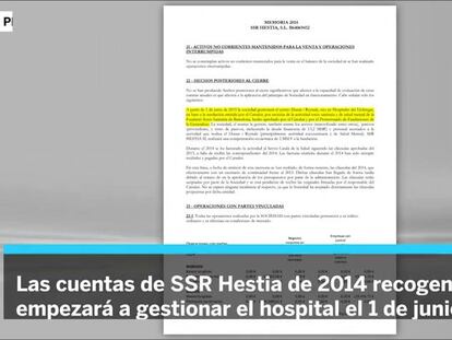 La Generalitat usó argumentos falsos para ceder un hospital al grupo Hestia