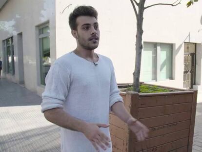 Joven agredido por un hombre al defender a una mujer.