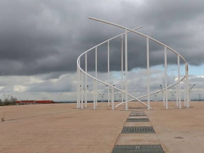 Estado actual de la Ciudad del Rock de Arganda del Rey.