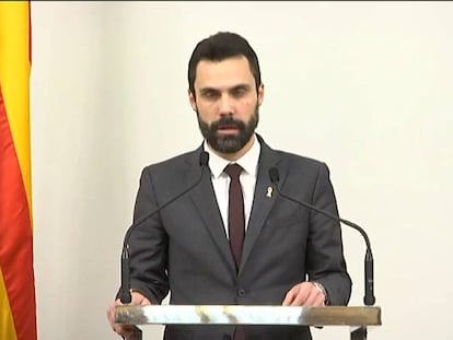 Torrent propone a Turull y convoca el pleno de investidura para este jueves