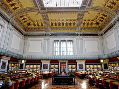 Sala de lectura de la Biblioteca Nacional. / Foto: B. PÉREZ | Vídeo: M. MORALES, L. ALMODÓVAR, B. BORGES