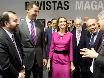 Los príncipes de Asturias en Arco 2012