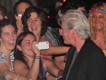 Richard Gere cautiva al público de San Sebastián