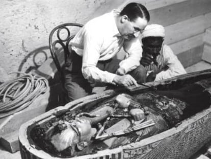 ¿Hay gato encerrado en la tumba de Tutankamón?