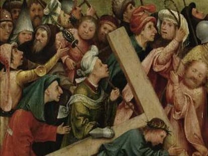Detalle de 'Camino del calvario'.