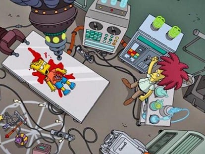 Así mata el Actor Secundario Bob a Bart Simpson