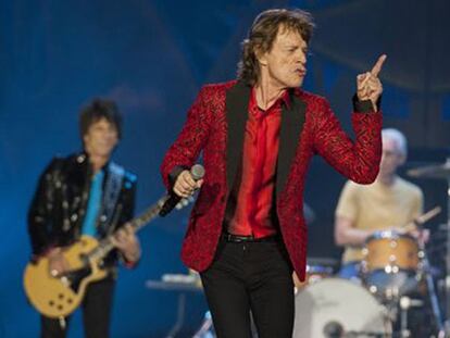 Los Rolling Stones, durante una actuación.