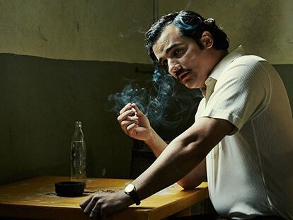 Wagner Moura, intérprete de Pablo Escobar em ‘Narcos’.