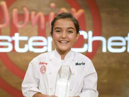 María, ganadora de 'MasterChef Junior'.
