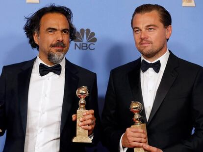 Los ganadores Leonardo Dicarpio y Alejandro González Iñárritu