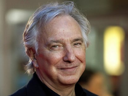 El actor británico Alan Rickman.