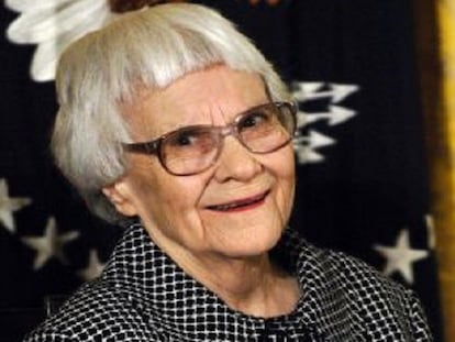 Harper Lee, en una recepción del presidente de EE UU George Bush en 2007.