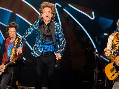 Um momento do concerto dos Rolling Stones na passada quarta-feira 24 de fevereiro em Sao Paulo, no Brasil.