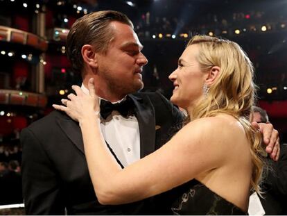 Leonardo DiCaprio y Kate Winslet.