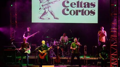 Concierto de Celtas Cortos en Gran Canaria.