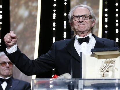 Ken Loach recibe la Palma de Oro de Canes por 'I, Daniel Blacke'.