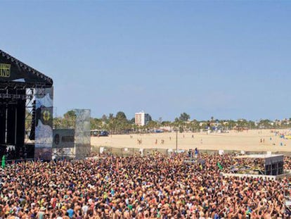 El festival Arenal Sound en la edición de 2014.