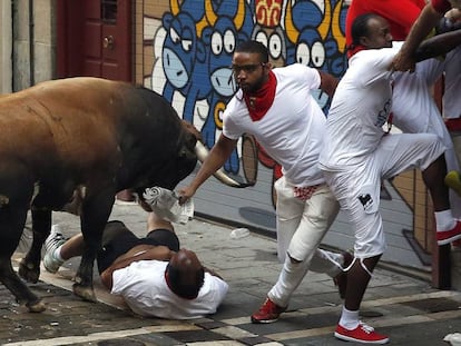 The second Running of the Bulls. (VIDEO: 7del7).