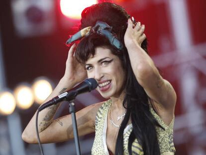 Show de Amy Winehouse no Rock in Rio de Madri em 2008.
