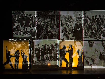 El Ballet Flamenco de Andalucía, durante la representación de 'Tierra-Lorca. Canciones populares'.