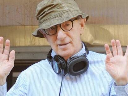 Woody Allen durante el rodaje. J. Kamau BuzzFoto via Getty Images