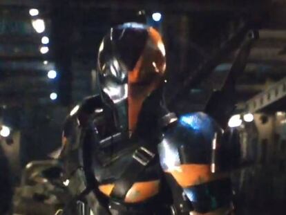 Deathstroke en el vídeo difundido por Ben Affleck.