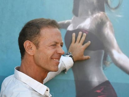 Rocco Siffredi, durante la promoción en Venecia del documental sobre él.