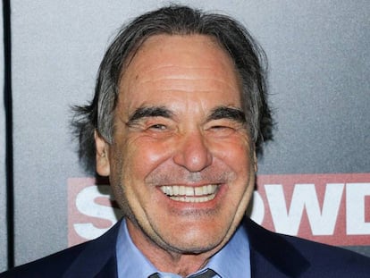 Oliver Stone na apresentação de 'Snowden' em Nova York, em 13 de setembro.