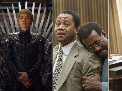 'Juego de tronos', 'The People v. O.J. Simpson: American Crime Story' y 'Veep', las favoritas para ganar el Emmy.