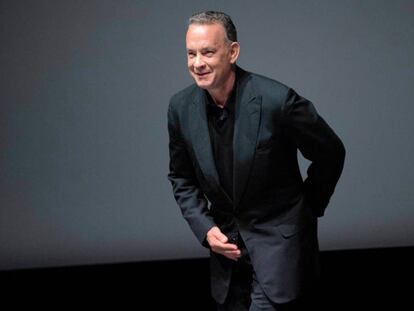 Tráiler de 'Inferno'. En la fotografía, Tom Hanks en la presentación en Florencia.