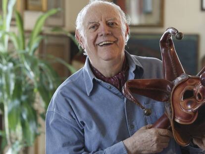 Dario Fo, em sua casa, em 2006.